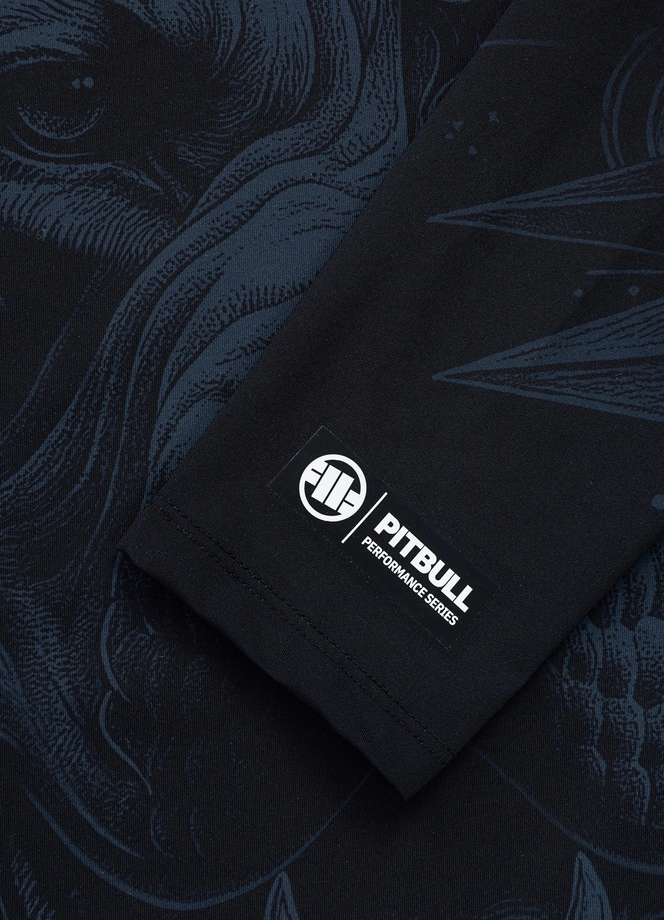 Koszulka męska rashguard Pitbull Longsleeve Pitbull World czarna