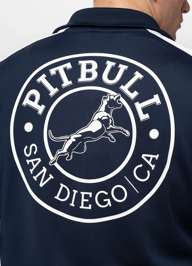 Bluza męska rozpinana Pit Bull San Diego CA granatowa