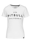Koszulka t-shirt damska Pit Bull Pitbull USA CAL biała