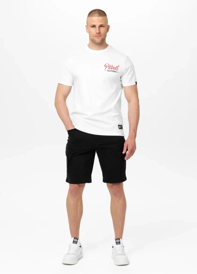 Koszulka męska T-Shirt Pit Bull Pitbull San Diego Born biała