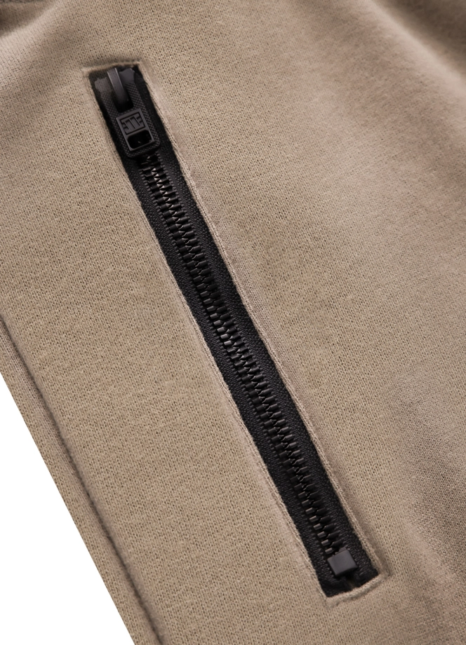 Spodnie męskie dresowe Pitbull West Coast Pit Bull Hatton 24 beżowe