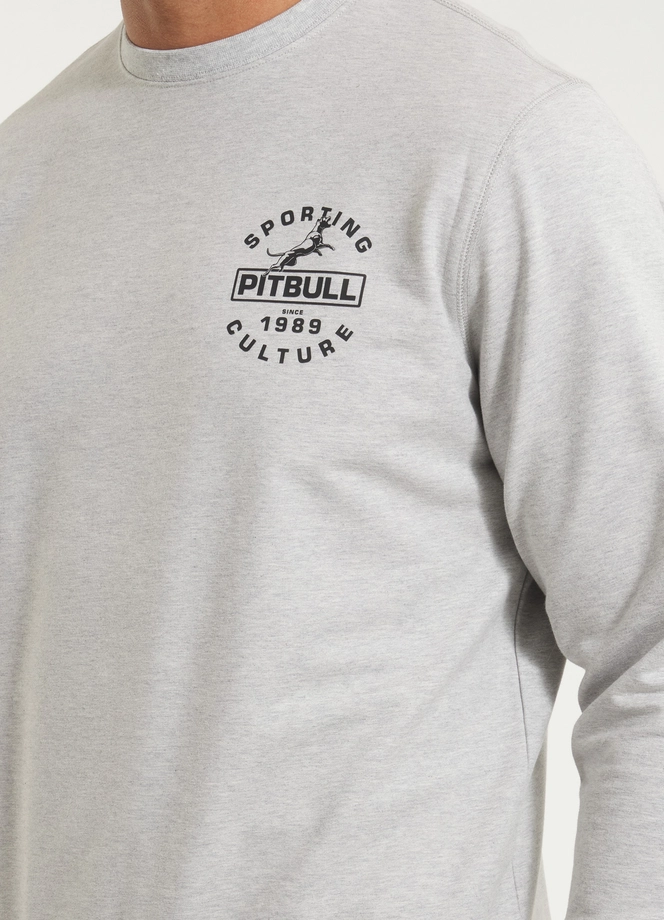 Bluza męska bez kaptura Pitbull Pit Bull Physical Culture szara