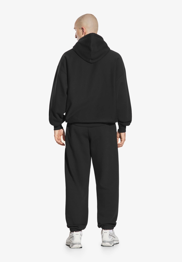 Bluza męska z kapturem oversize Prosto Chicago czarna