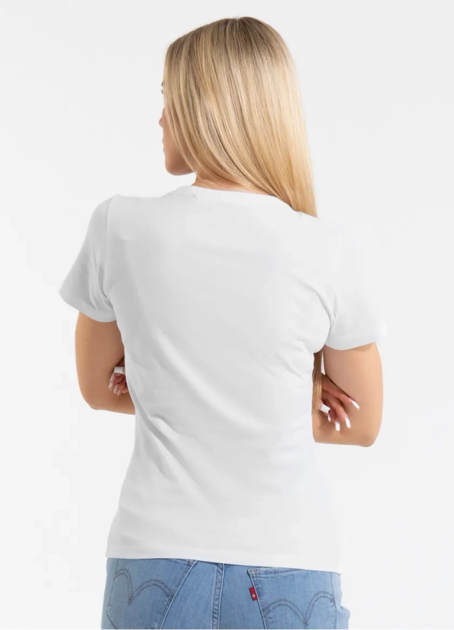 Koszulka t-shirt damska Pit Bull Pitbull USA CAL biała