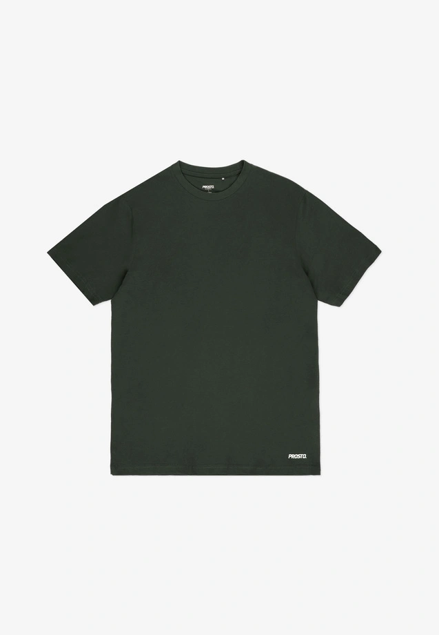 Koszulka męska t-shirt Prosto Basic zestaw 3pack multi biały/kremowy/zielony