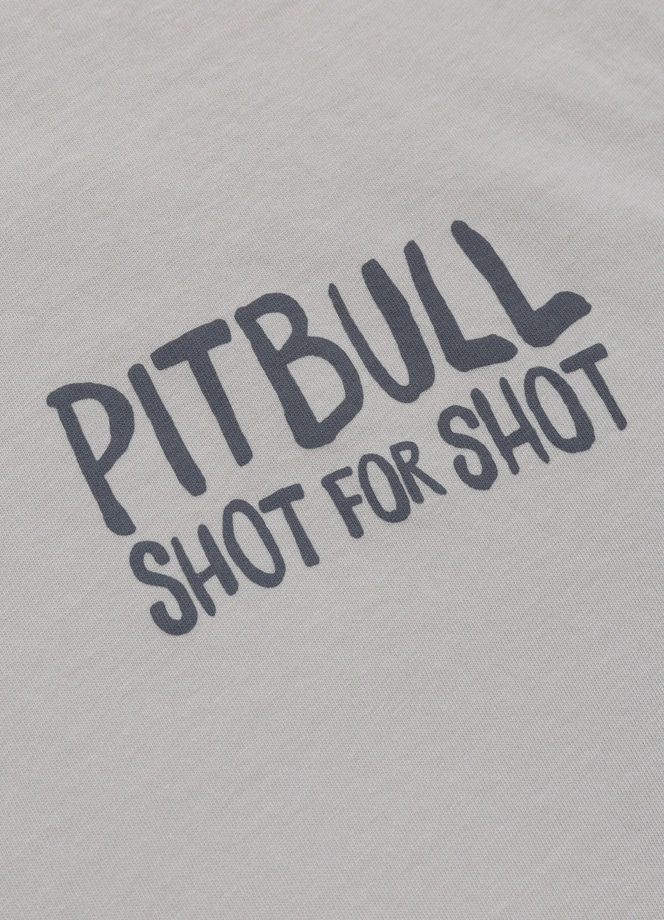 Koszulka męska T-Shirt oversize Pitbull Shot For Shot Loose Fit złamana biel