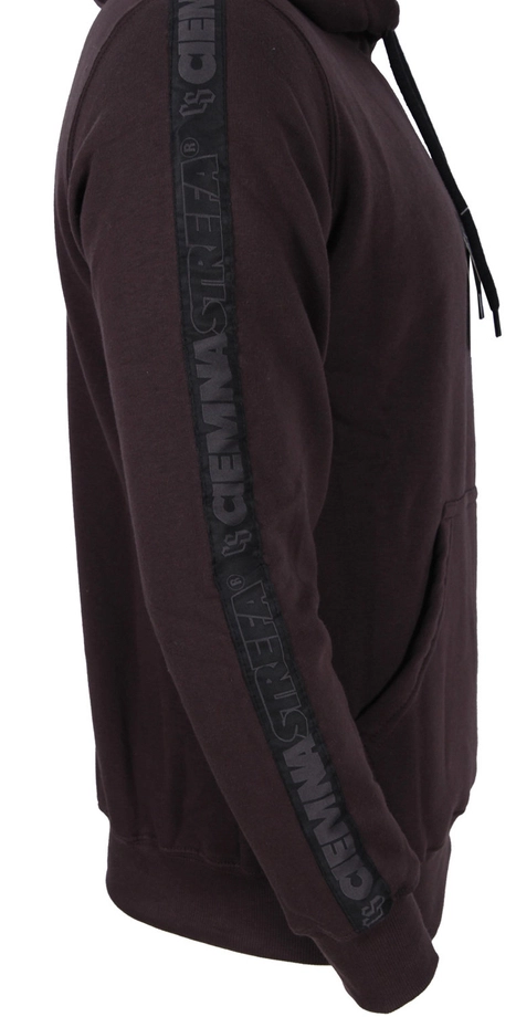Bluza męska z kapturem Ciemna Strefa CS Gumka/Taśma New brązowa