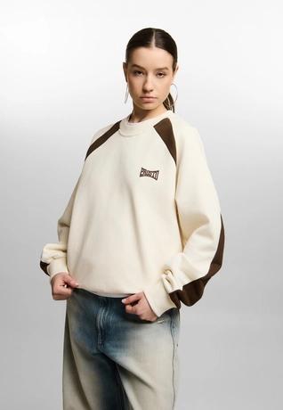 Bluza damska oversize Prosto Speed kremowa