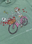 Koszulka damska T-shirt Pit Bull CruisinAndBoozin miętowy zielony