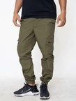 Spodnie męskie Materiałowe Jogger Bojówki Jigga Wear Crown Ripstop Cargo khaki zielone