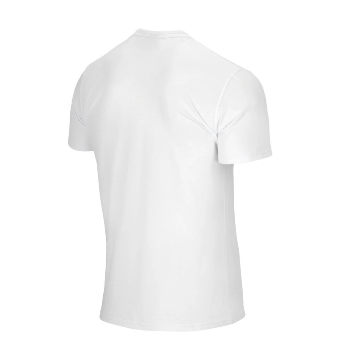 Koszulka męska T-shirt Dudek P56 Kwiatek biała