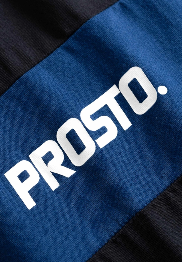 Koszulka męska t-shirt Prosto Root czarno/granatowa