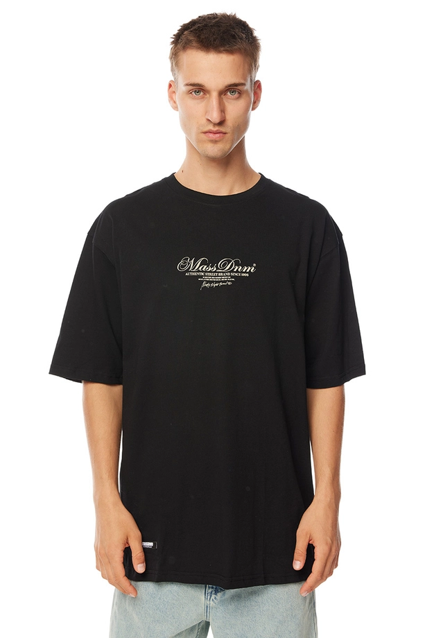 Koszulka męska t-shirt Mass Dnm Authentic czarna