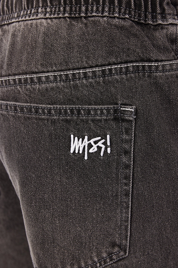 Spodnie męskie Jogger Jeans Mass Denim Signature 2.0 '25 sprany czarny