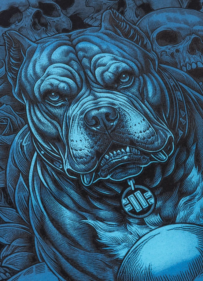 Koszulka męska T-Shirt Pit Bull Guardian Angel czarna