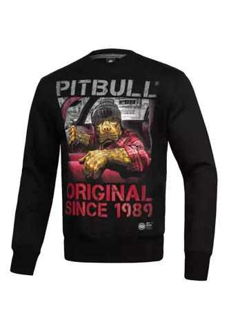 Bluza męska bez kaptura Pitbull Pit Bull Drive czarna