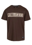 Koszulka męska T-Shirt Pitbull Eighty Nine Dog ciemno brązowa
