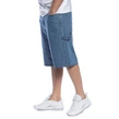 Spodenki Mass DNM Worker Baggy Fit light blue 