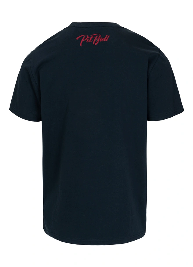 Koszulka męska T-Shirt Pit Bull Pitbull El Jeffe granatowa