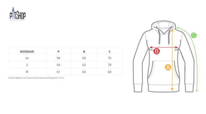 Bluza damska z kapturem oversize Prosto Baloon kremowa