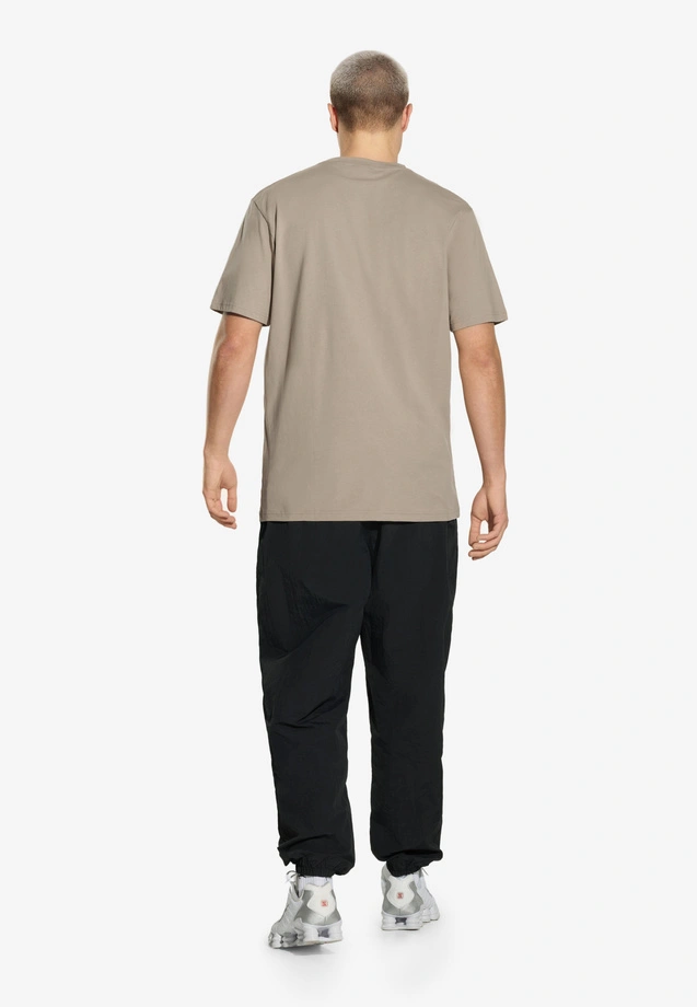Koszulka męska t-shirt Prosto Shield beżowa