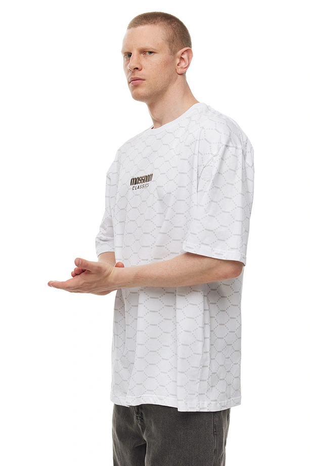 Koszulka męska t-shirt Mass Dnm Biarritz biała