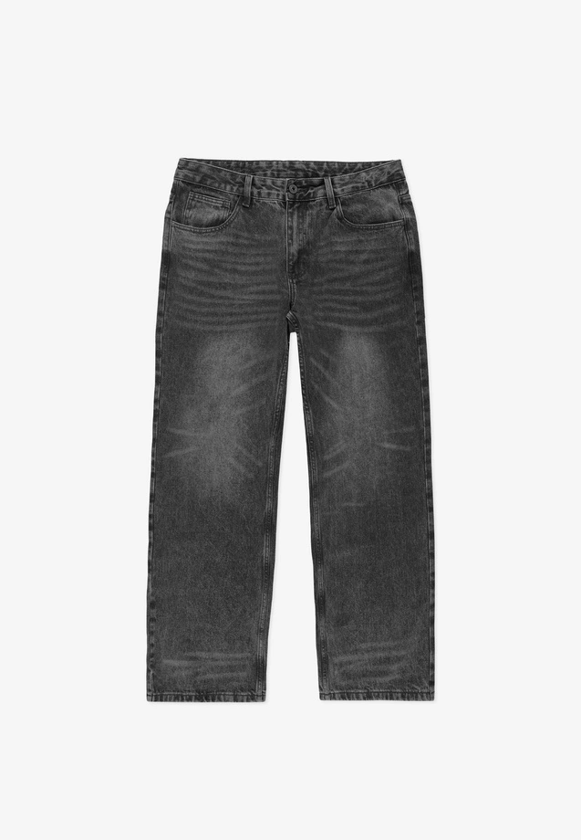 Spodnie męskie Jeans Baggy Prosto Tarmac szare