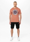Koszulka męska T-Shirt Pit Bull Pitbull San Diego Sun łososiowa