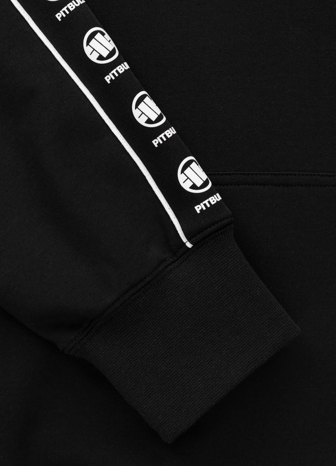 Bluza męska z kapturem Pitbull Pit Bull Tape Nugget czarna