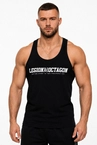 Koszulka męska tank top Legion Octagon Unique czarna