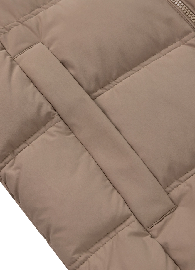 Kurtka zimowa męska Pit Bull Duncan Hooded Jacket beżowa