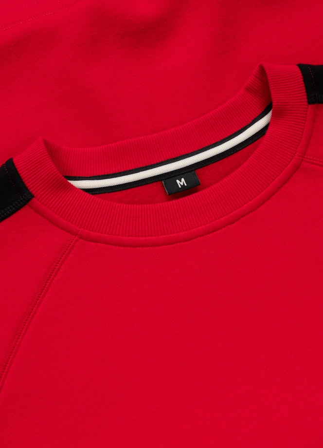 Bluza męska bez kaptura Pit Bull San Diego CA czerwona