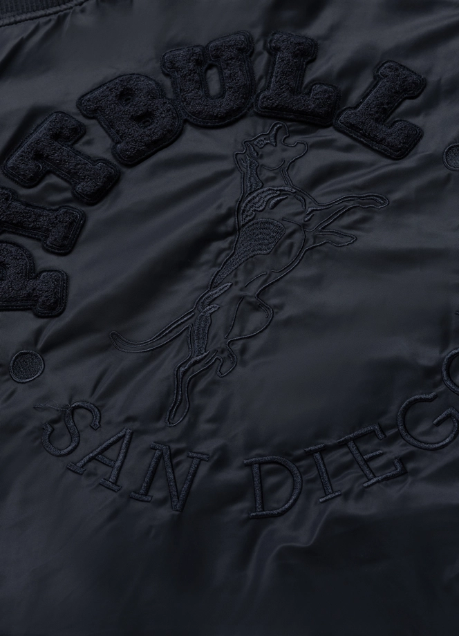 Kurtka męska przejściowa bejsbolówka Pit Bull Hacket granatowa