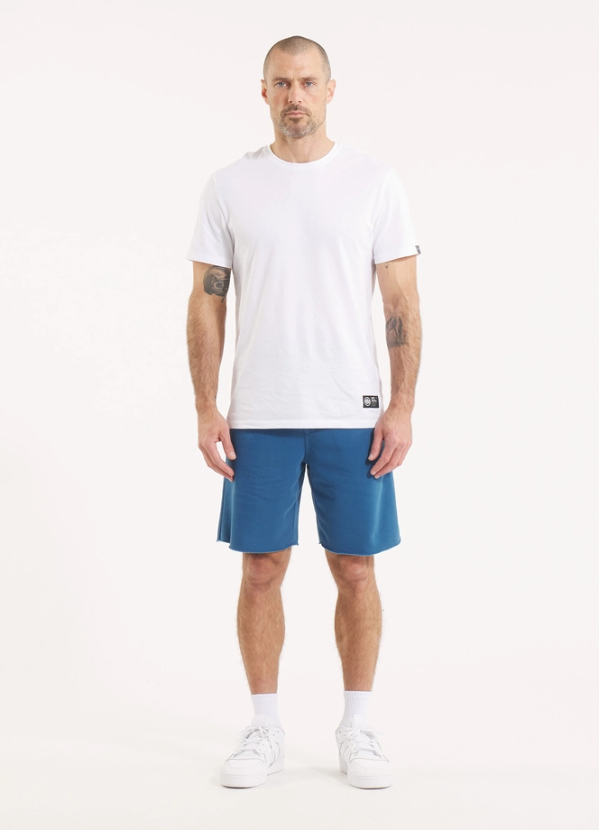 Spodenki szorty dresowe męskie Pitbull Lancaster 2 Washed niebieskie