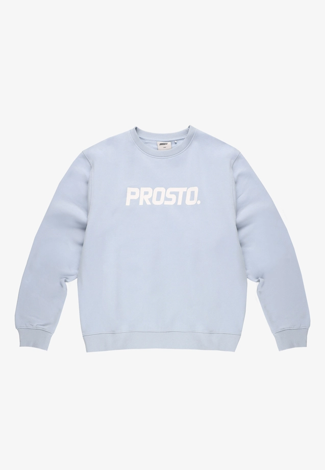 Bluza męska Prosto Old Logo crewneck jasno niebieska