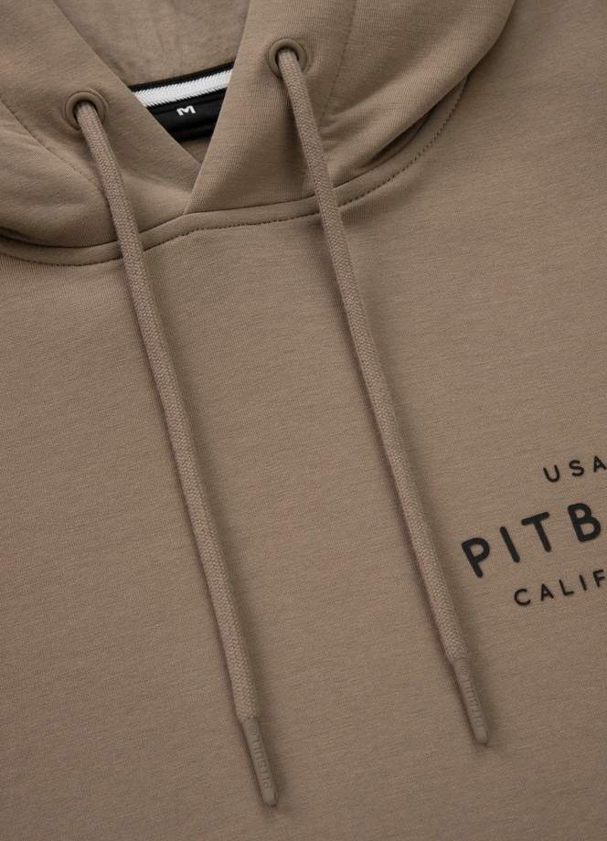 Bluza męska z kapturem Pit Bull Sampson 25 beżowa