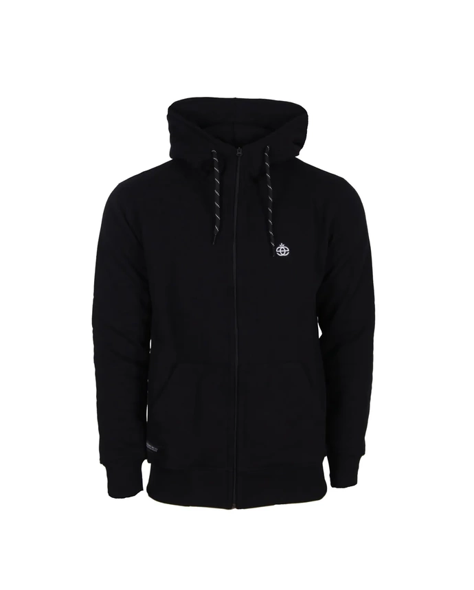 Bluza męska rozpinana Elade Zip Icon Mini Logo hoodie czarna