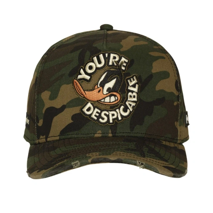 Czapka z daszkiem Capslab Looney Tunes Despicable camo zielony