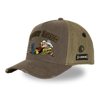 Czapka z daszkiem Capslab Lucky Luke Joe beżowa brązowa