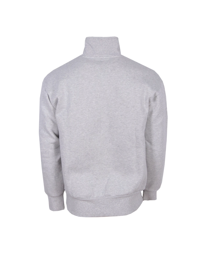 Bluza męska ze stójką Prosto Klasyk Mobi Half Zip szara