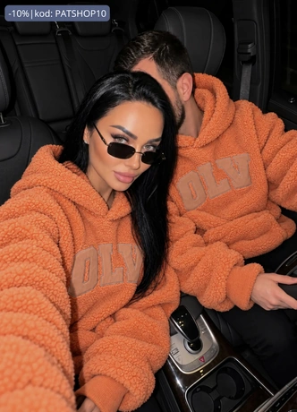 Bluza unisex Olavoga OROFIOU pomarańczowa