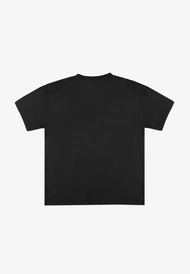 Koszulka męska t-shirt oversize Prosto Big Log Washed czarna