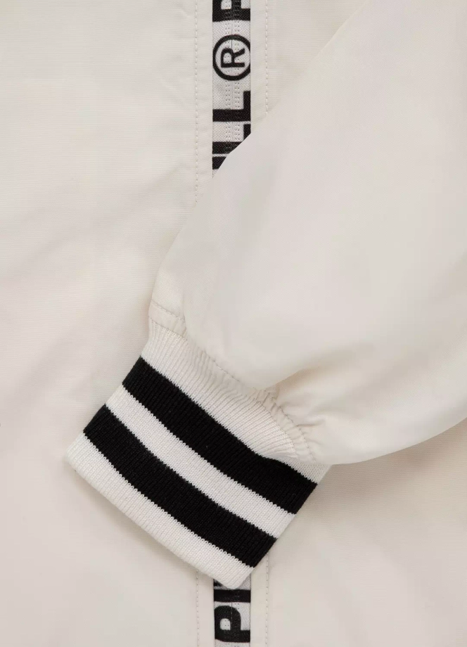 Kurtka męska przejściowa wiosenna Pit Bull Overpark Jacket biała