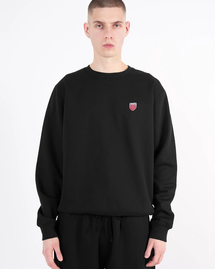Bluza męska Prosto Shield crewneck czarna