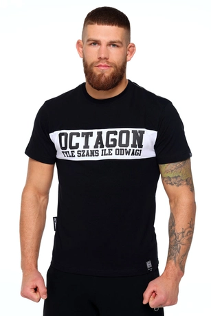 Koszulka T-shirt Octagon Tyle Szans Ile Odwagi FURIOZA czarna