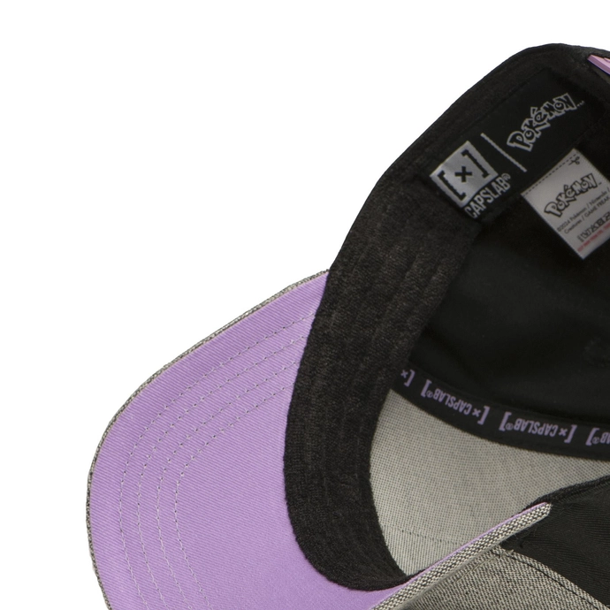 Czapka z daszkiem Capslab Pokemon Mewtwo szaro/czarna