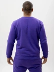 Bluza męska bez kaptura Jigga Wear Simple Crown fioletowa
