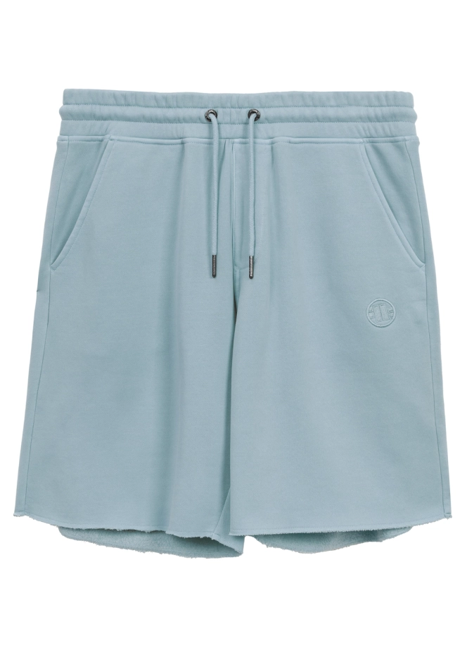 Komplet dresowy krótki Pitbull Pit Bull Lancaster 2 Washed jasno niebieski