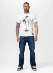 Koszulka męska T-Shirt Pit Bull Palms biała