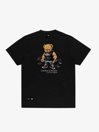 Koszulka męska t-shirt Środowisko Miejskie Gym Bear czarna